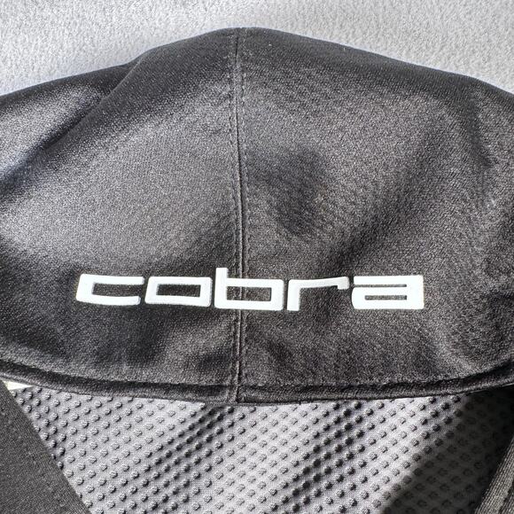 Puma Cobra Golf Hat Cap Fitted Mens L/XL Black Ivy Flat Cap Driver Flexfit Mesh - Picture 6 of 11